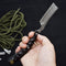 Cuchillo Plegable Damascus para Camping y Aventura Outdoor
