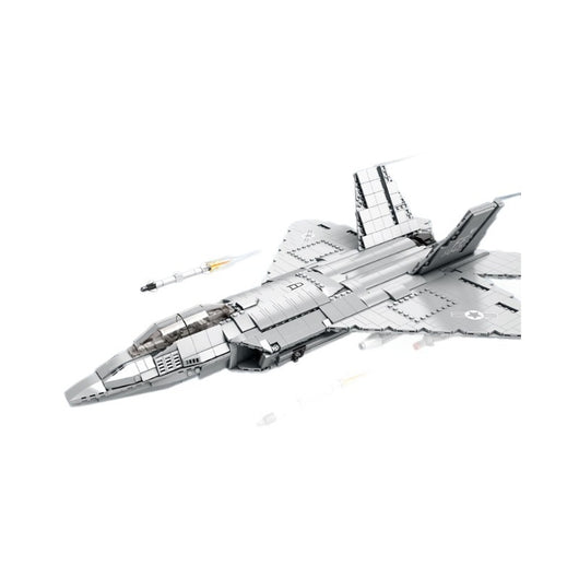 Bloques de Construcción Educativos Avión Militar Aeroespacial para Niños - Image 4