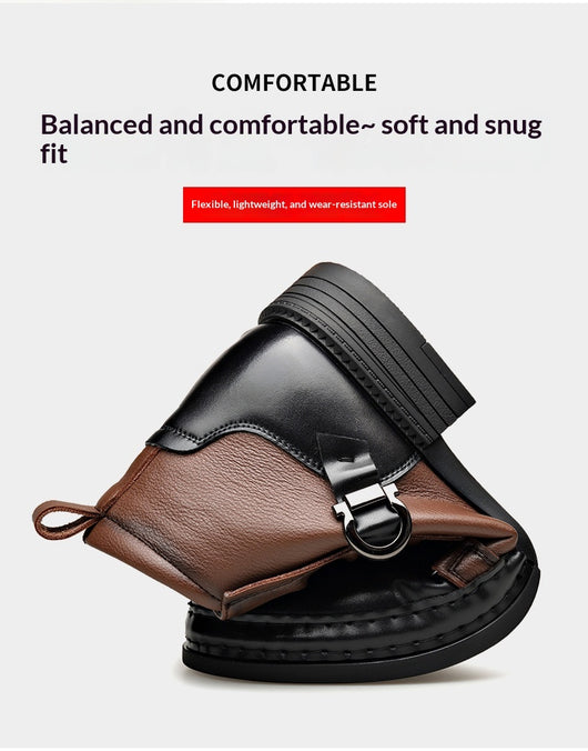 Botas Térmicas Retro Estilo Británico para Hombre con Forro de Lana y Cierre Lateral - Image 15