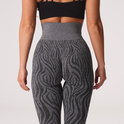 Pantalones de Yoga Estampado Cebra en Nylon para Deportes Outdoor - Image 17