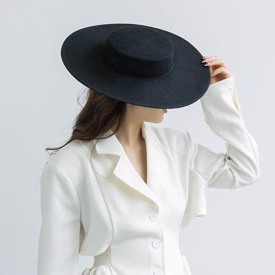 Sombrero Bowler Vintage de Ala Ancha y Lana Premium - Image 3
