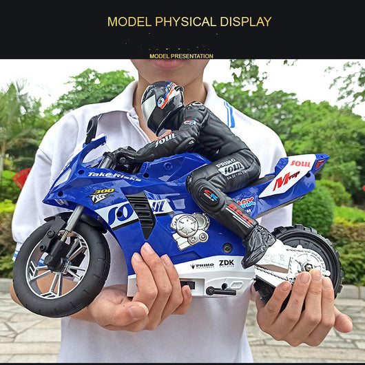 Moto Eléctrica Acrobática Teledirigida con Equilibrio, Drift y Efectos de Luz y Sonido - Image 5
