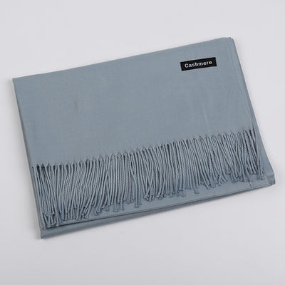 Bufanda de Cashmira Artificial Liso para Mujer 220g - Chal Cálido y Elegante - Image 42