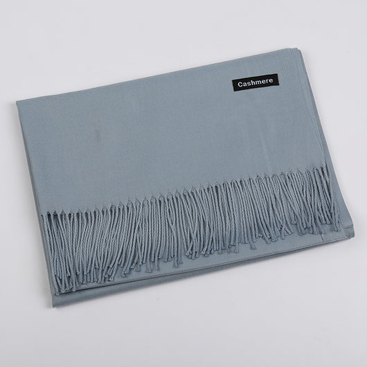 Bufanda de Cashmira Artificial Liso para Mujer 220g - Chal Cálido y Elegante - Image 42
