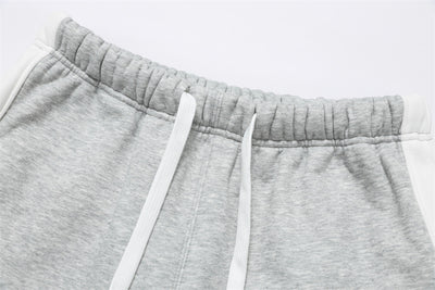Pantalones Casuales con Cordón de Contraste - Diseño Suelto y Versátil para Hombre - Image 4