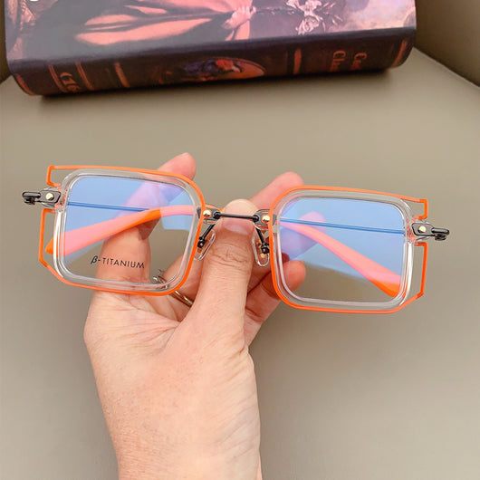 Gafas Cuadradas Personalizadas con Protección Azul para Hombre y Mujer - Image 21