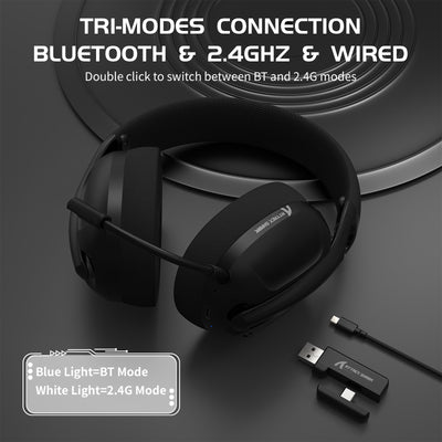 Auriculares Gaming Inalámbricos Bluetooth Multimodo con Micrófono - Image 18