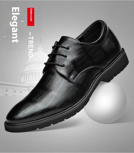 Zapatos Formales de Cuero Genuino para Hombre Talla Grande - Image 24