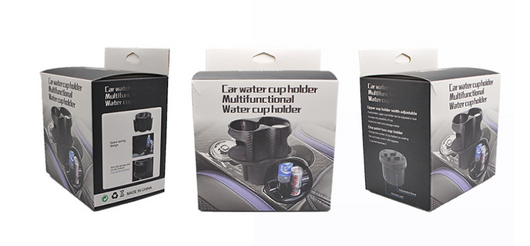 Portavasos Ajustable para Auto con Base de Carbono - Soporte para Bebidas de Dos Piezas - Image 11