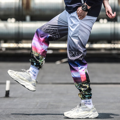 Pantalones deportivos con degradado de fleece - Image 7