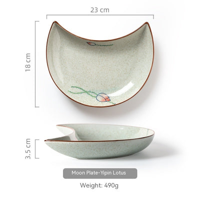 Plato de Cerámica Luna para la Mesa - Vajilla Decorativa - Image 8