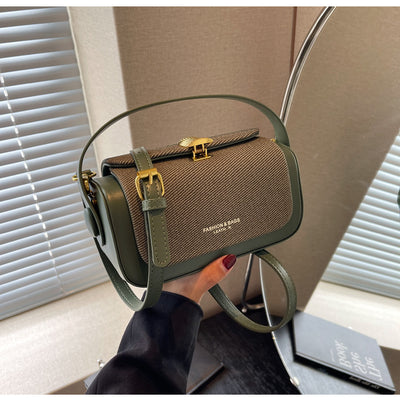 Bolso Mensajero Minimalista de Cuero para Mujer - Image 22