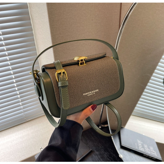 Bolso Mensajero Minimalista de Cuero para Mujer - Image 22