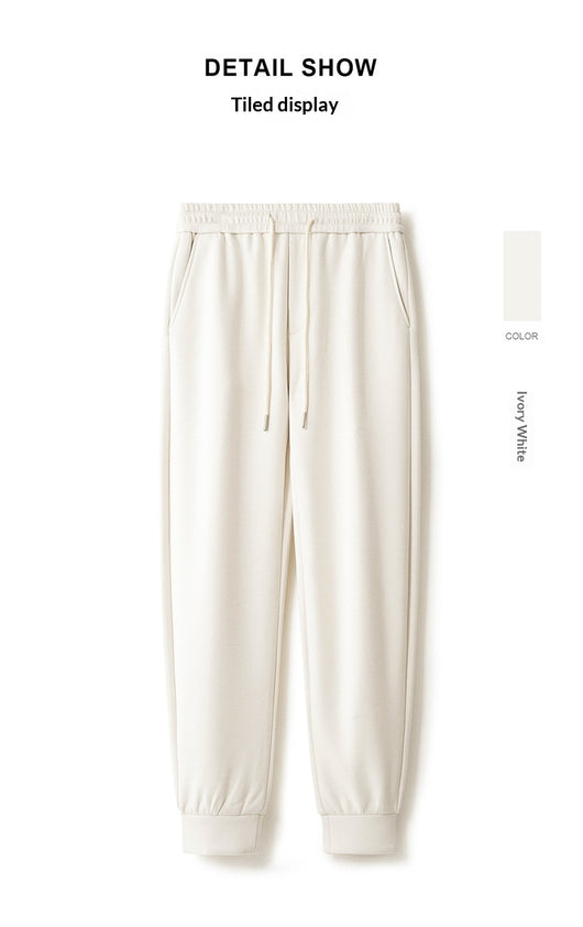 Pantalones de Buzo en Lana con Cintura Elástica y Cordón - Image 25