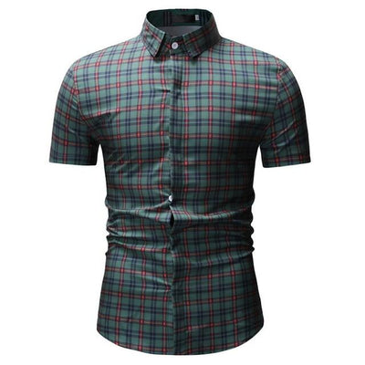 Camisa a Cuadros Casual para Hombre - Perfecta para Verano - Image 6