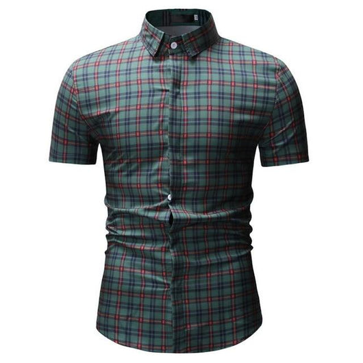 Camisa a Cuadros Casual para Hombre - Perfecta para Verano - Image 6