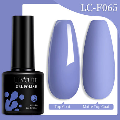 Set de Pegamento para Uñas con Brillo de Color Sólido - Image 100