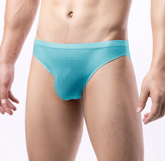 Calzoncillos Transparentes Cintura Baja Seda de Hielo para Hombre - Image 12