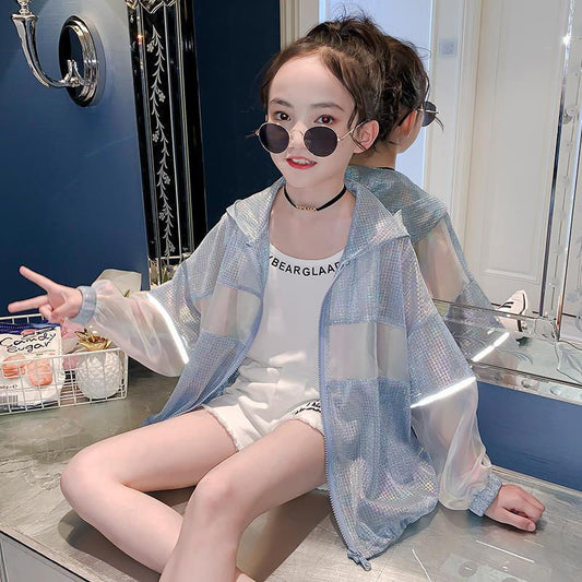 Chaqueta Sudadera con Capucha de Refrigeración para Niños