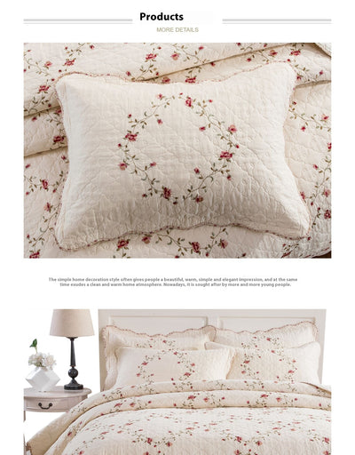 Colcha de Verano en Algodón Blanco con Bordados Elegantes - Image 7