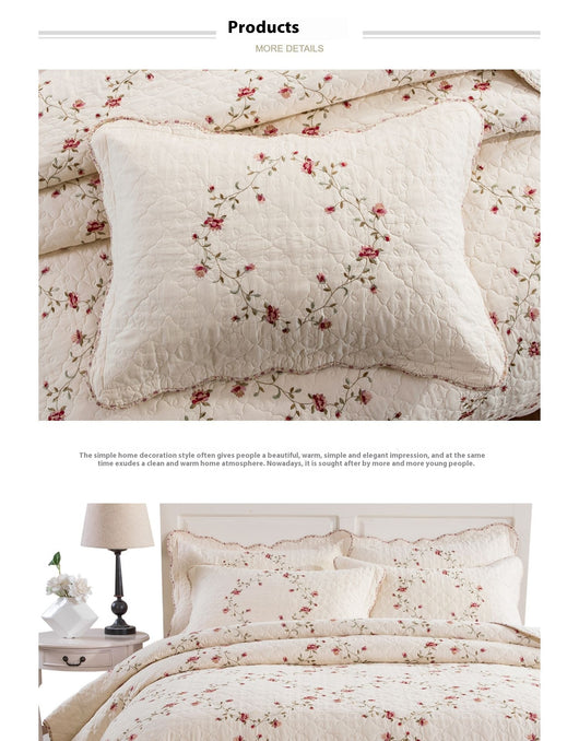 Colcha de Verano en Algodón Blanco con Bordados Elegantes - Image 7