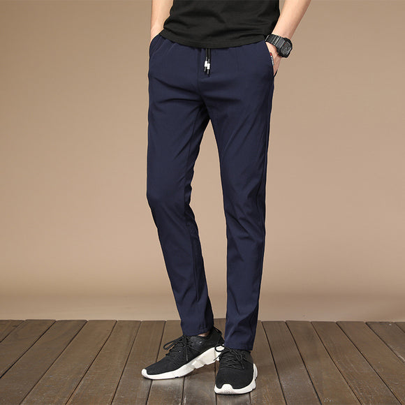 Pantalones Casuales de Seda de Hielo para Hombre - Comodidad Máxima en Verano