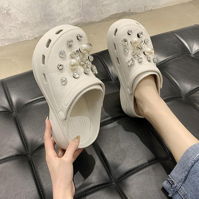 Sandalias Tipo Zueco para Mujer Verano Suela Gruesa Aumentada - Image 10