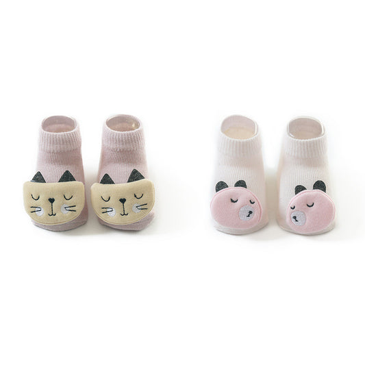 2 Pares de Calcetines para Bebé Primavera Verano Tela Ligera - Image 2