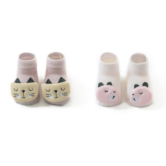 2 Pares de Calcetines para Bebé Primavera Verano Tela Ligera - Image 2