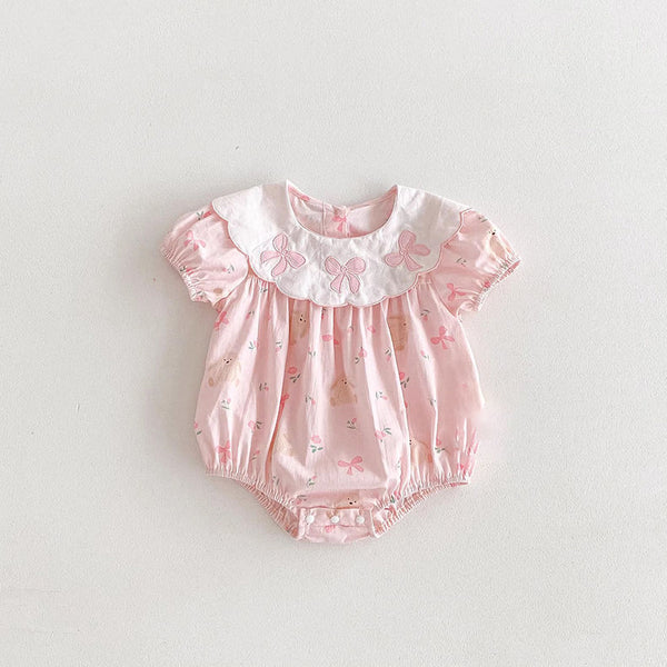 Enterizo Triangular para Bebé Princesa - Diseño Viral de Moda Infantil
