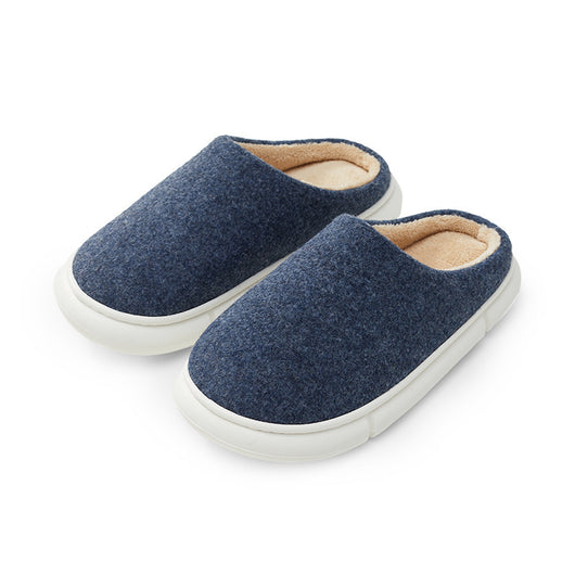 Pantuflas de Algodón para Mujer Invierno Ultra Suaves Suela Gruesa Cálidas Antideslizantes Parejas - Image 8