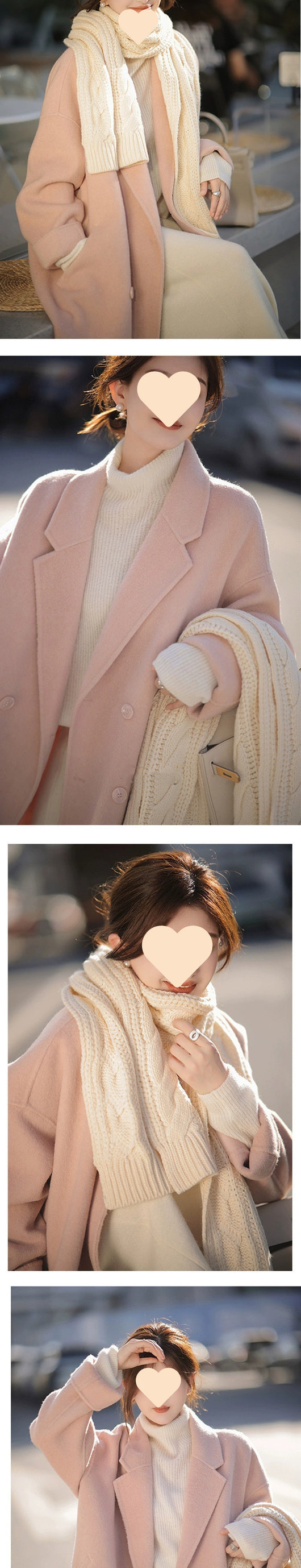 Abrigo Trench Reversible de Cashmere y Lana para Mujer - Image 13