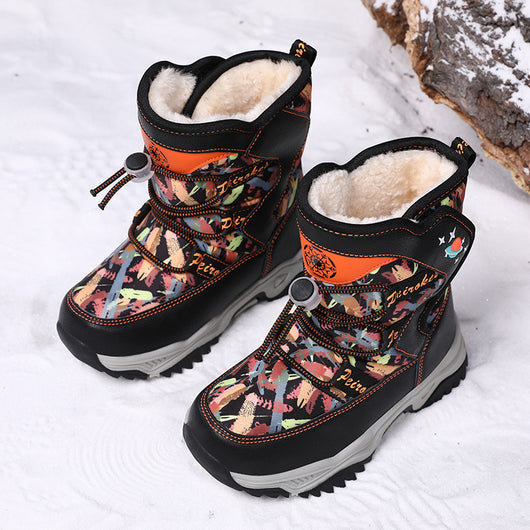 Botas de Nieve Térmicas para Niños - Algodón Grueso y Calidez Extrema - Image 3