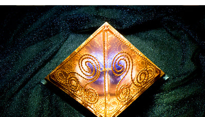 Pirámide de Amatista Cubo Espiral Triple Ogon Original - Image 6