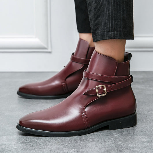 Botas Cortas para Hombre con Hebilla - Estilo Moderno y Versátil - Image 7