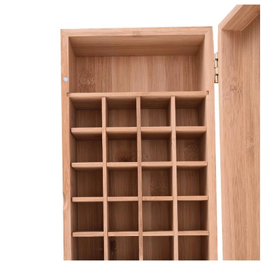 Organizador de Aceites Esenciales en Bambú Premium con 26 Compartimentos - Image 9