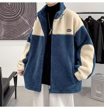 Chaqueta Acolchada para Hombre con Bloques de Color - Calidez y Estilo - Image 14
