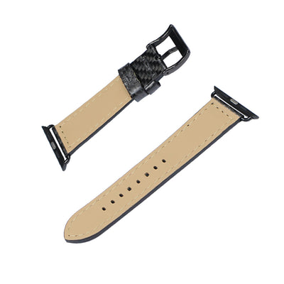 Correa de Cuero Genuino con Fibra de Carbono para Huawei Watch2 Sports - Image 2