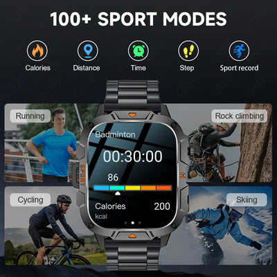 Reloj Inteligente Deportivo con Pantalla Grande y Monitor de Frecuencia Cardíaca - Image 4