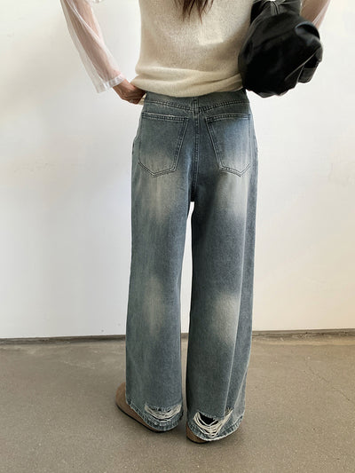 Jeans Rectos Rotos - Cómodos y Versátiles - Image 10