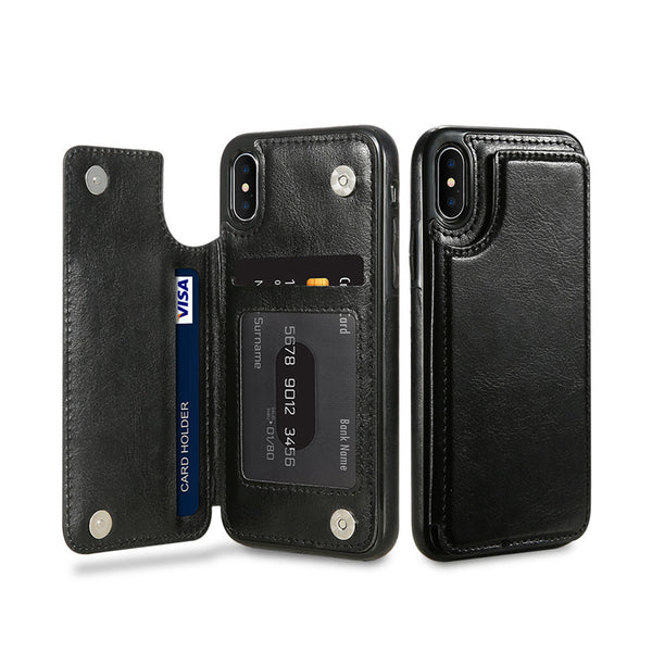 Funda Protectora con Billetera Integrada y Ranuras para Tarjetas