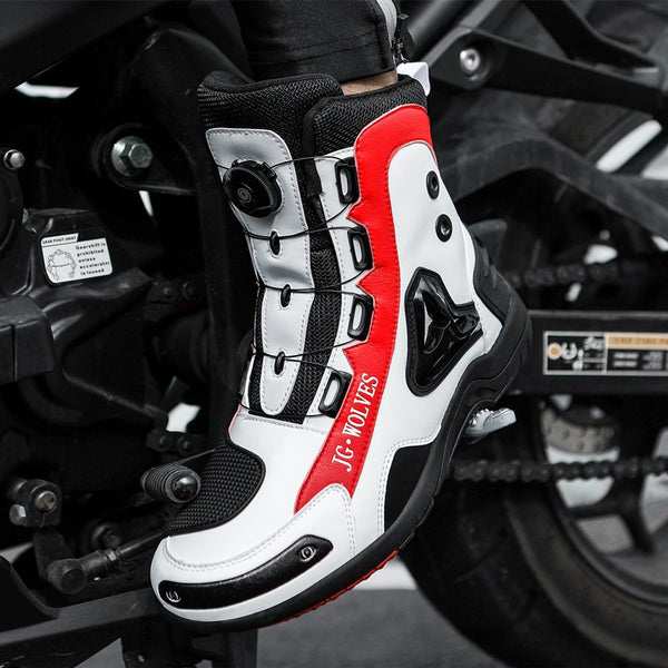 Botas de Trabajo Todoterreno Anti-deslizamiento para Motociclista