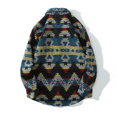 Camisa Acolchada Étnica en Lana - Image 12