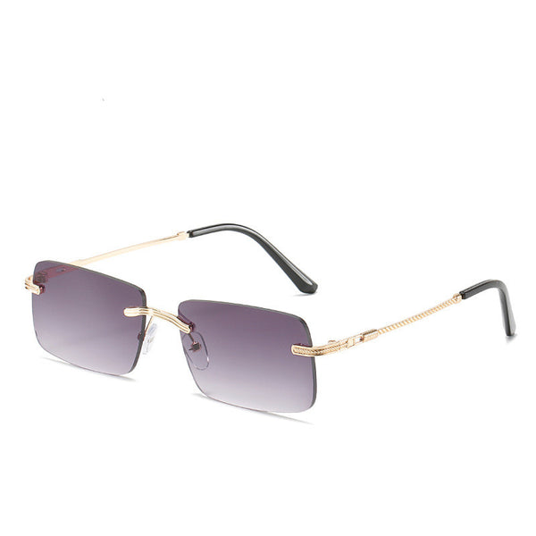 Gafas de Sol Cuadradas Sin Marco - Estilo Moderno para Hombre y Mujer