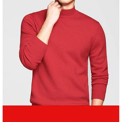 Suéter Coreano Slim Fit Cuello Medio Grueso para Jóvenes - Image 7