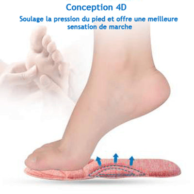 Plantillas Ortopédicas 4D con Espuma Deportiva - Alivio de Dolor para Tacones y Zapatos - Image 18