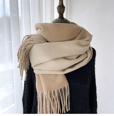 Bufanda de Cachemira para Mujer - Combinación de Colores Otoño Invierno - Image 33