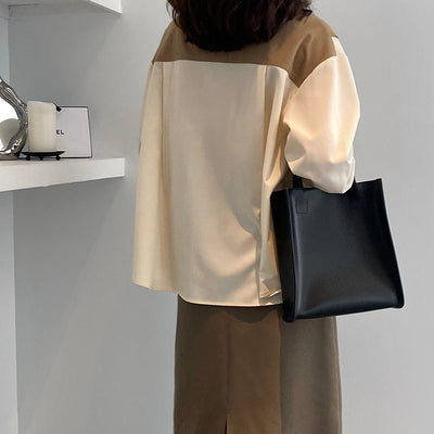 Camisa Suelta de Dos Piezas con Chal para Mujer - Image 8