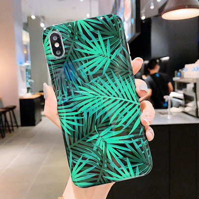 Funda protectora premium para teléfono con diseño de hojas - Image 15