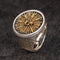 Anillo de Plata Ajustable para Hombre con Grabado Personalizado